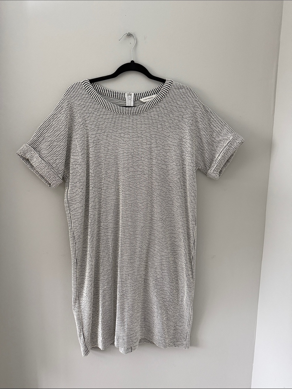 Club Monaco White and Black Mini Dress